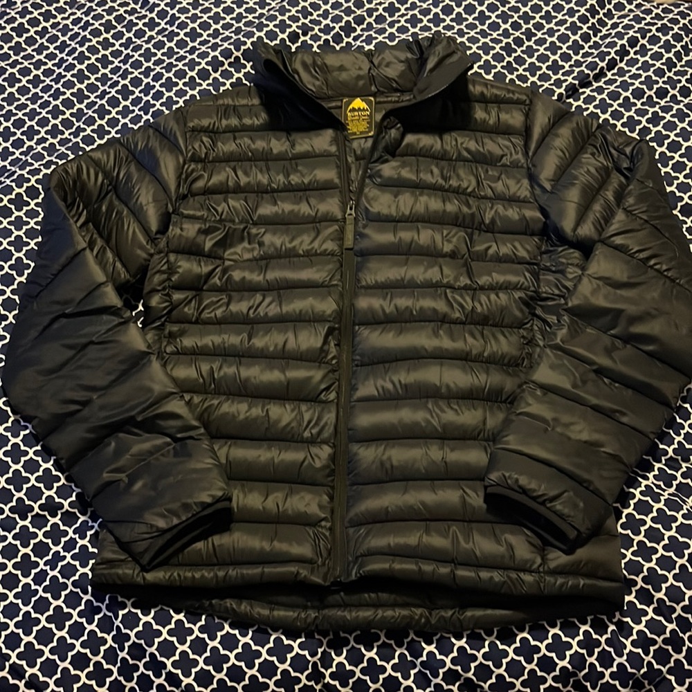 Burton Men’s down puffer jacket.